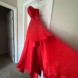 Rachel Allan Red Prom Dress